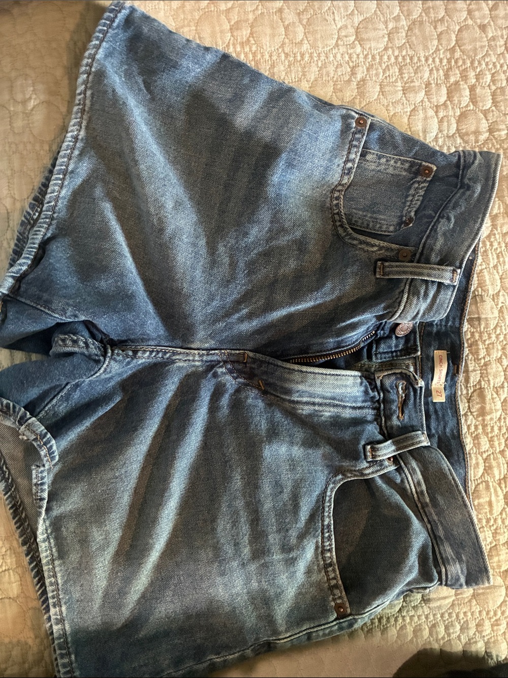 Levi's Blue Denim Jean Shorts